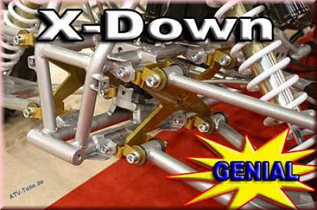 X-Down Tieferlegung und Verbreiterung vorne fr KFX400