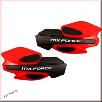 Handprotektoren MX- Force, in rot