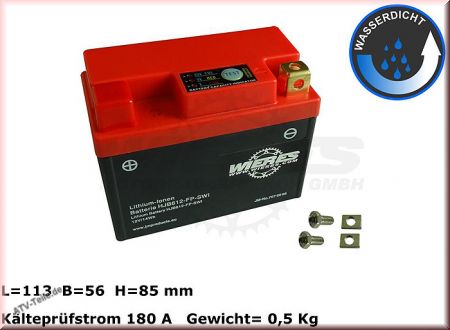 Batterie Lithium-Ionen HJB612-FP, 6 Volt