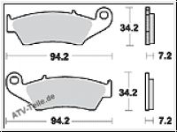 Scheibenbremsbelag MCB669/LMP294ST mit ABE