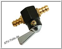 Benzin- Absperrhahn aus Metall