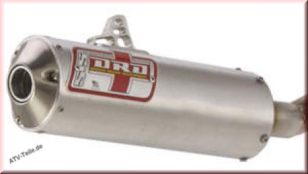 Endtopf von DRD f�r YFM660 Grizzly ohne Kr�mmer in Edelstahl/Alu