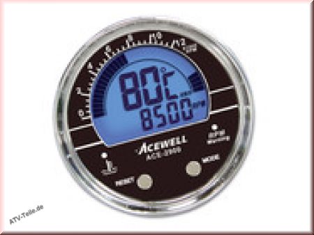 Digitaldrehzahlmesser mit Temperaturanzeige
