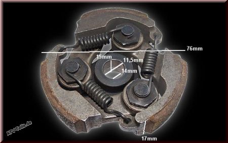 Fliehkraftkupplung f�r Pocket 50ccm