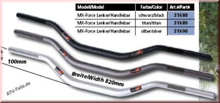 Lenker MX-Force, Farbe silber