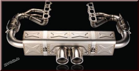 Porsche Endschalld�mpfer, & Endrohrset aus Titan verstellbar