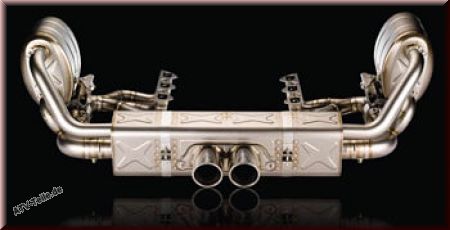 Porsche Endschalld�mpfer, & Endrohrset aus Titan verstellb., T�V